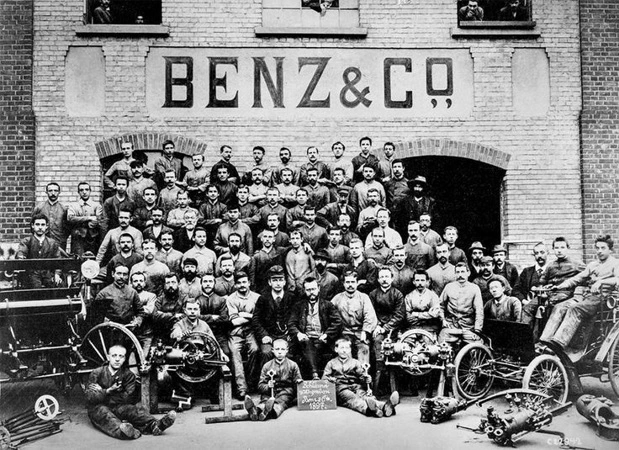 Робітники Benz & Cie 1886